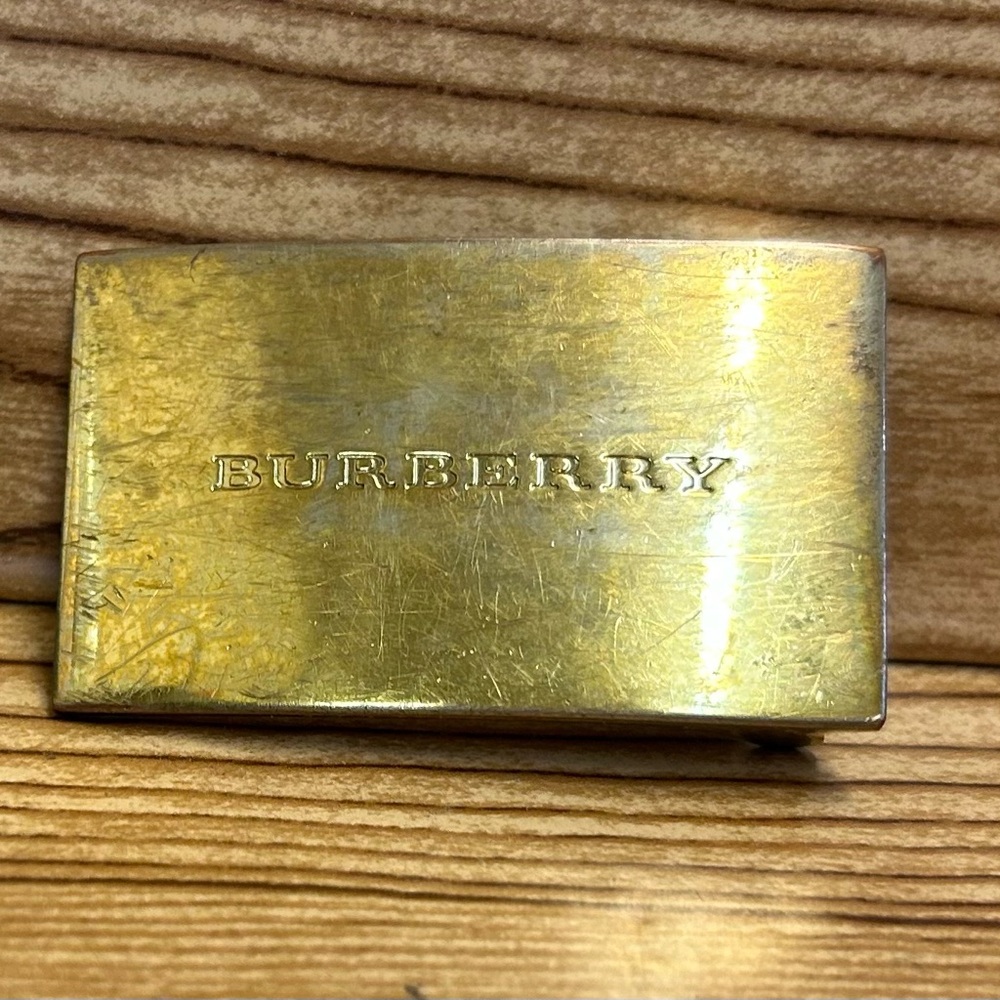 Burberry‎ Gold Tone Belt Buckle